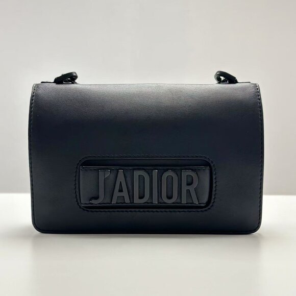 Dior Matt Black J A Dior Shoulder Bag Crossbody - Picture 1 of 9